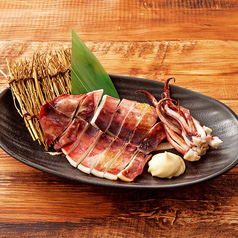 イカの一枚焼き/炙りエイヒレ