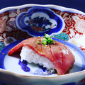 料理メニュー写真&nbsp;黒毛和牛の炙り寿司3貫