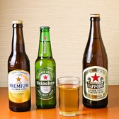 定番からこだわりの一杯まで、豊富なドリンクメニュー!ビールやハイボール、サワーはもちろん、女性に人気のカクテルやワイン、日本酒・焼酎など、幅広いラインナップを取り揃えています。飲み放題プランでも種類が充実しているので、グループの好みにもバッチリ対応!