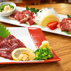 馬刺し3種盛り