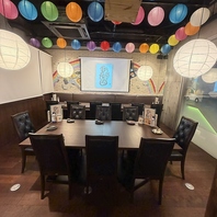 プロジェクターも完備！最大宴会50名！万代で団体宴会◎