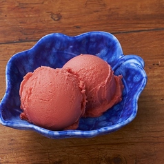 ブラッドオレンジのシャーベット