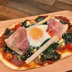生ハムとフラメンカエッグコカ