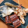 料理メニュー写真&nbsp;串物(海老、ツブ、イカ、タコ