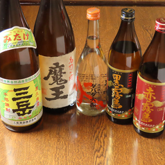 プレミアム焼酎や日本酒もございます☆