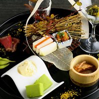 隠れ家で味わう、四季折々の和の創作料理