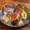 料理メニュー写真 本日の産地直送お刺身五種盛り