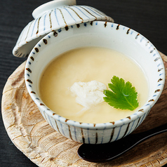 三田久 湯葉と海鮮の茶碗蒸し