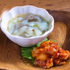 珍味盛り合わせ(たこわさ・チャンジャ)