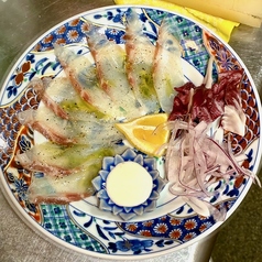 活鯛のカルパッチョ