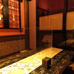 店内奥にある最大6名様用の掘り炬燵個室は大切な接待やお食事会、記念日のご利用にお勧め。