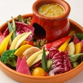 料理メニュー写真 彩り野菜のバーニャカウダ