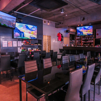 大型モニター完備♪大人数で遊び放題◎