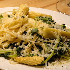 野菜たっぷりオイルパスタ