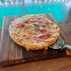 ポルチーニ茸のグラタンと生ハム