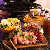 快適なテラス席で楽しむ街中BBQの魅力