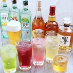 飲み会にぴったりのあてと飲み放題ございます