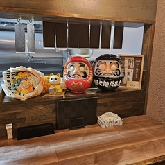 カウンター席は10席ご用意しています。