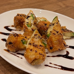 湯葉包みアボカドフリット バルサミコソース