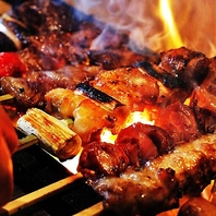 一流有名店出身の焼師が焼き上げる串焼き