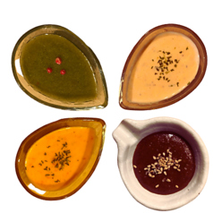 ４種類から選べる自家製ドレッシング♪