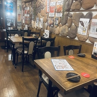 しっとりと落ち着いた空間