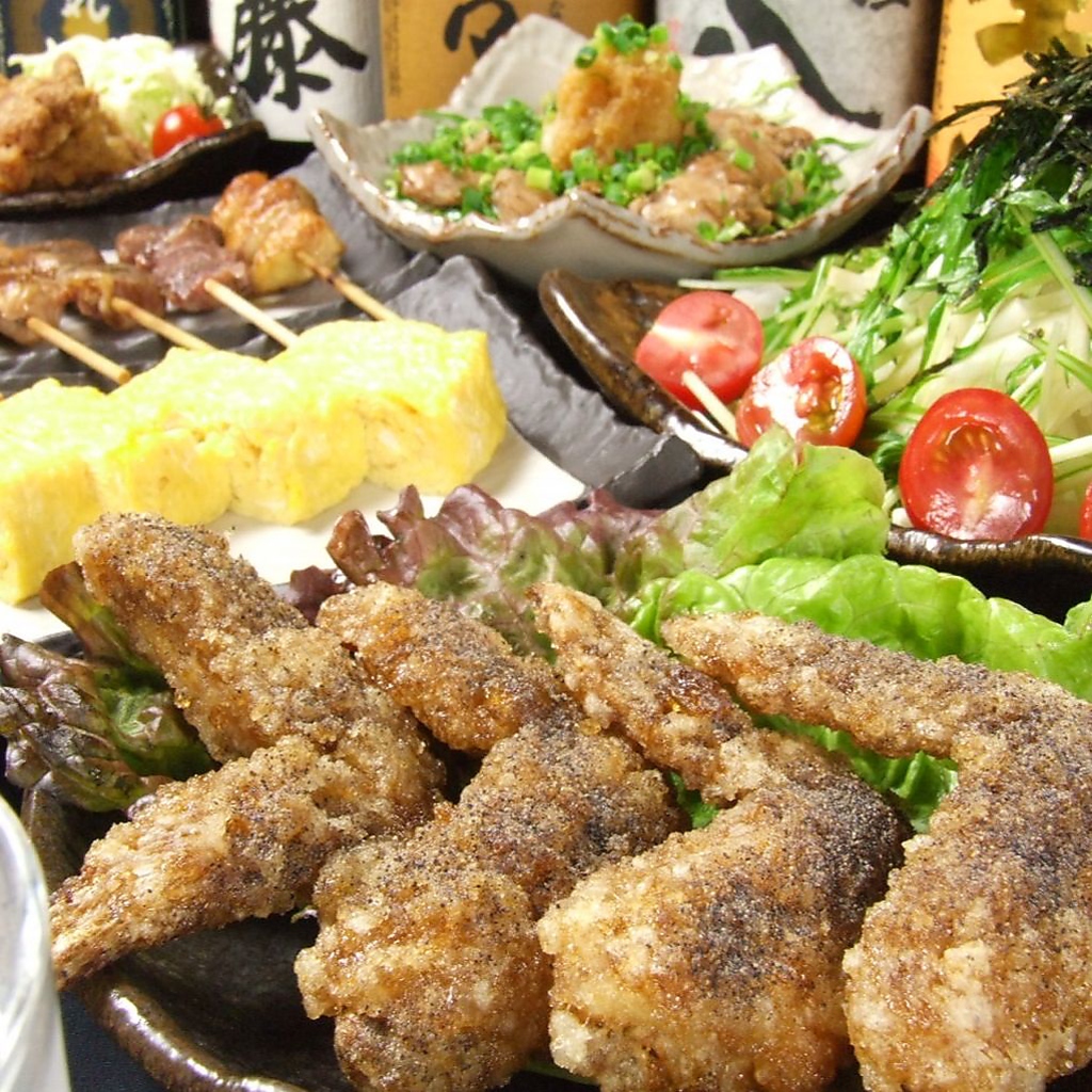 名物☆口八町特製唐揚げや旨味がギュッと詰まった絶品料理たちが集合！飲放付2980円！