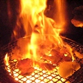 料理メニュー写真 黒豚バラ肉の備長炭焼き