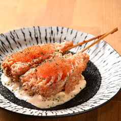 ≪鶏のポテンシャルを最大に引き出す技。≫部位ごとにオリジナルソースで仕上げた”のれんの絶品串”の写真