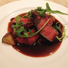 エゾ鹿もも肉のロースト