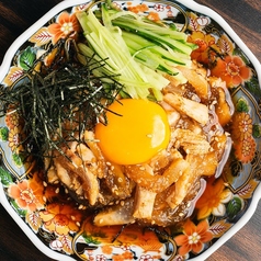 薩摩知覧鶏の鶏ユッケ