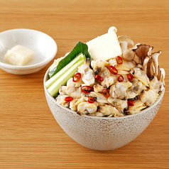 あさりのアラビアータもんじゃ