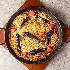 ガリシア栗豚ミートソースとモッツァレラチーズパエリア（Mサイズ）