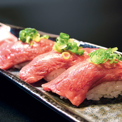 炙り牛肉握り寿司