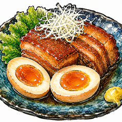 【名物】ラフテー とろとろ半熟味玉付き