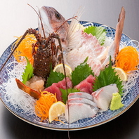 鯛と伊勢海老の姿造り