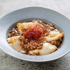 水餃子の和牛麻婆あんかけ