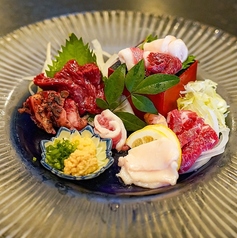 熊本名物馬刺し 五種盛り合わせ