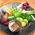 料理メニュー写真 スティック野菜と山椒味噌