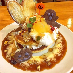 ハロウィンパンケーキ