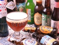 珍しいベルギー・ドイツのビールを各種取り揃えております。旅のおともにいかがでしょうか？