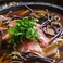 淡竹と松阪肉の蕨鍋