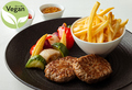 料理メニュー写真&nbsp;【ヴィーガン】大豆ミートハンバーグ