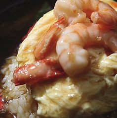 とろ~り半熟玉子の石焼天津飯