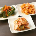 料理メニュー写真&nbsp;キムチ（白菜・大根・きゅうり）