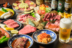 肉の一撃ビール館のコース写真