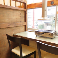 1名様からご利用頂けるお席となります。カップルシートなどのご利用にも最適♪