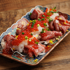 和牛トロ肉炙り ~ぶっかけいくらおろし~