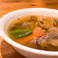 セリホンの漬物とブタの胃のスープ