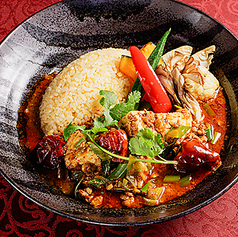 桃花園流　スパイス麻婆カリー